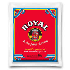 POLVO HORNEAR ROYAL 30G*16 UNIT CAJA