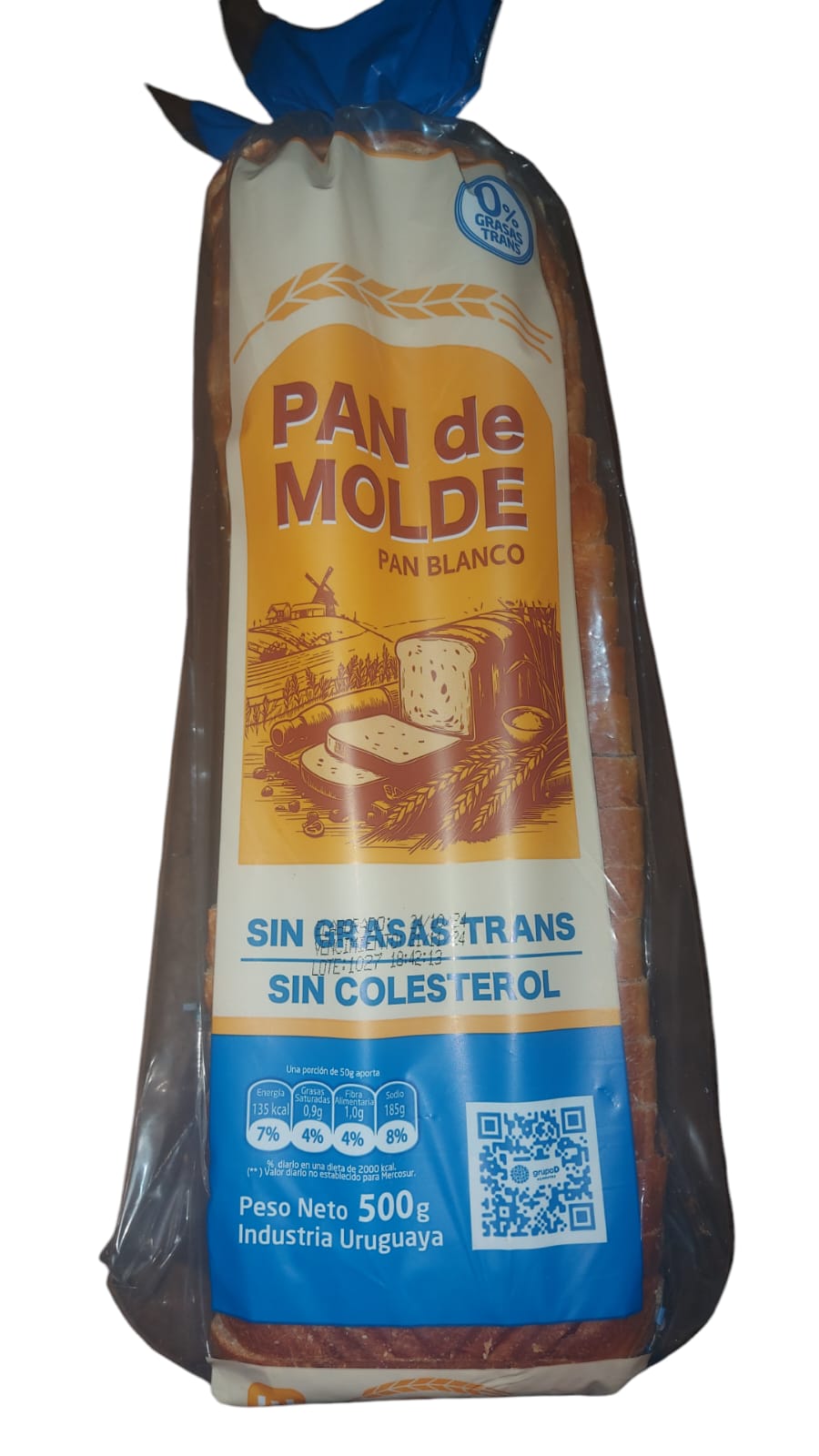 PAN DE MOLDE 430G.